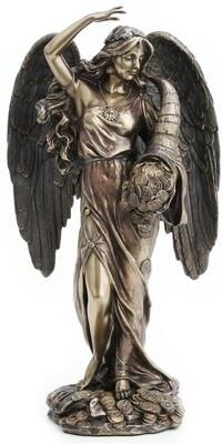 Veronese Design 11.61 in H Lady Fortuna Figurine Poly Resin