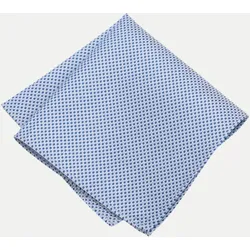 Einstecktuch Micro Blau