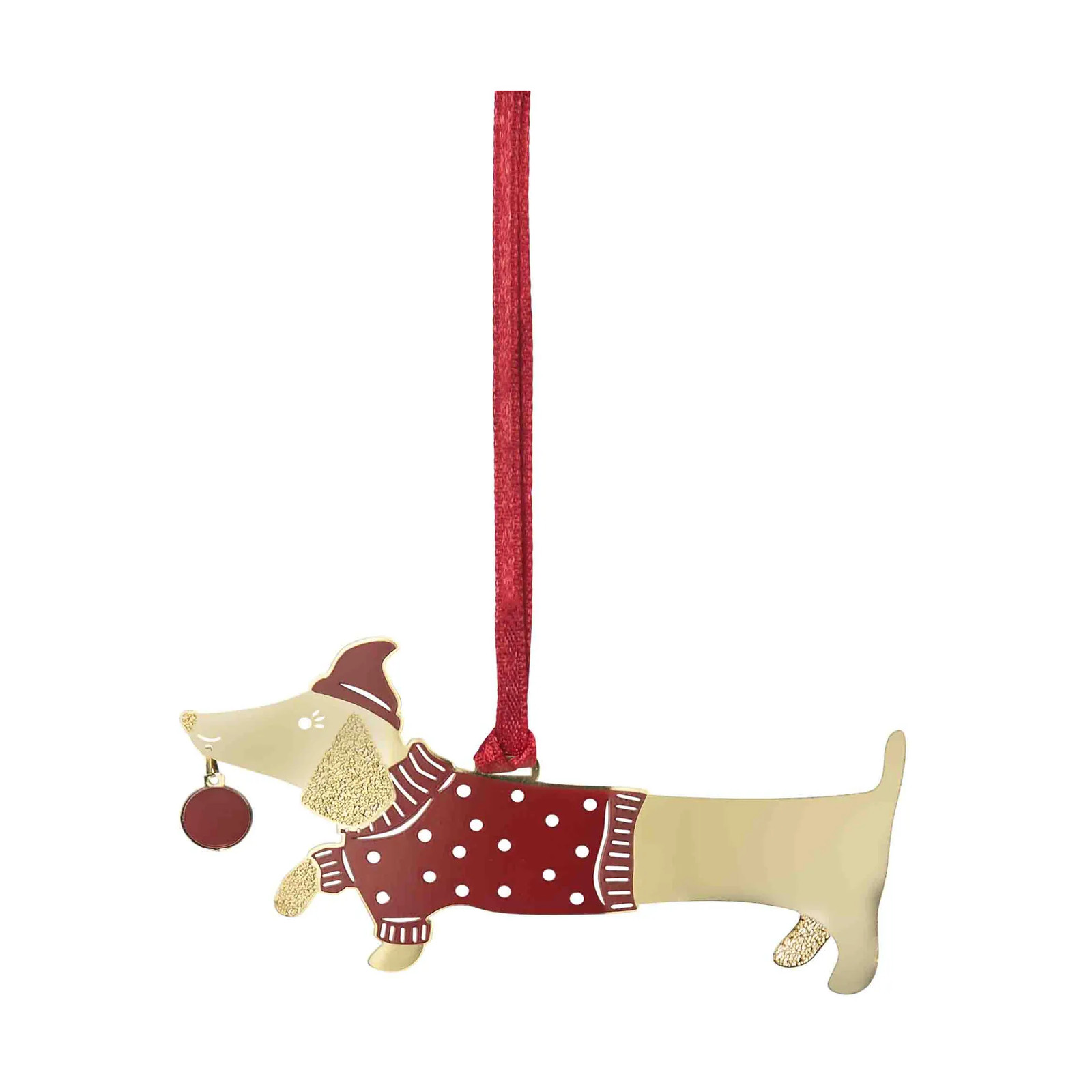 Pluto Design Jolly dog decoratiehanger Goud
