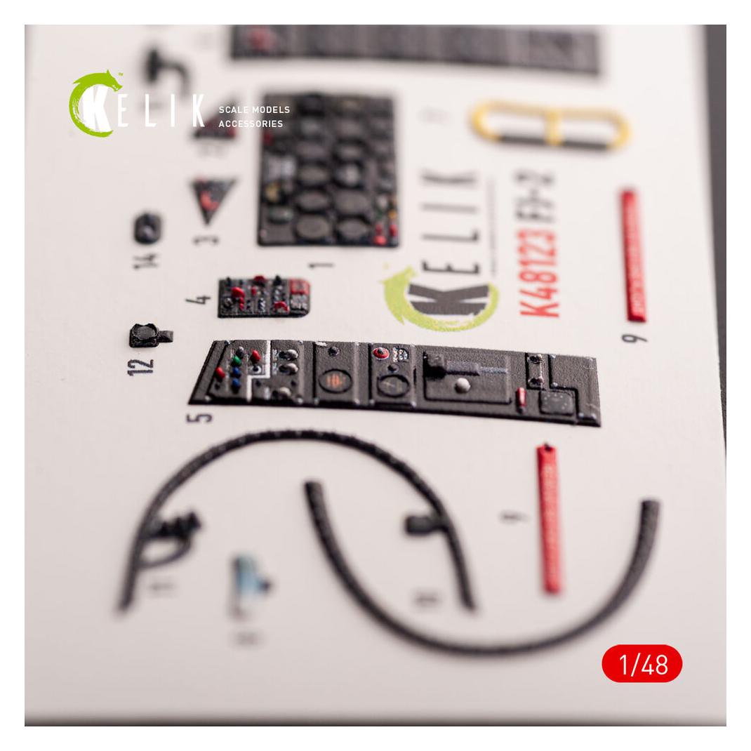 Kelik FJ-2 - interior 3D decals for Italeri kit (K48123)