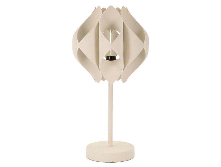Mauro Ferretti Tischleuchte, Creme, Metall, 28x57x28 cm, Lampen & Leuchten, Innenbeleuchtung, Tischlampen, Tischlampen