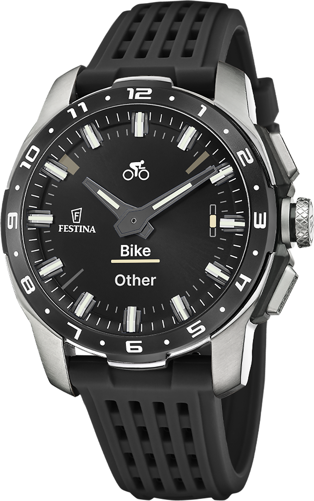 Smartwatch FESTINA "Connected Full D", schwarz (schwarz, schwarz), Smartwatches, Herren, Smartwatch, Armbanduhr, Herrenuhr, Bluetooth, Kamera-Fernbedienung, VO2max