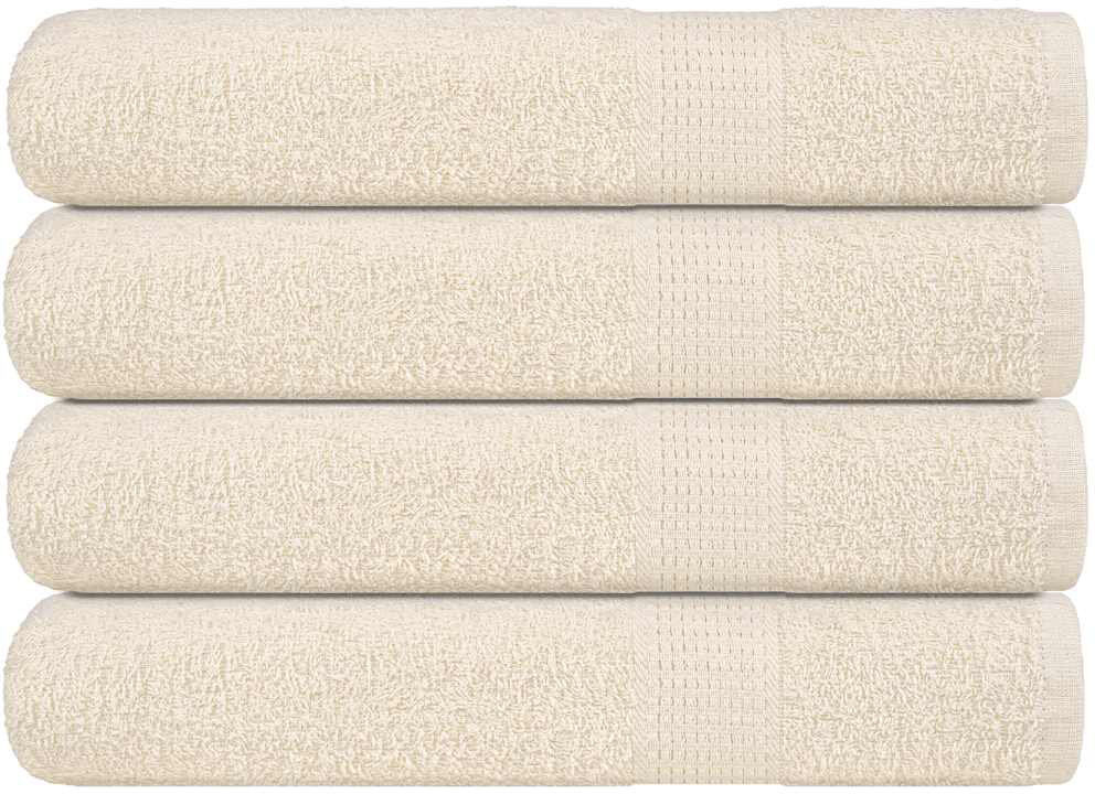 17 Stories Sawiki 100% Cotton Bath Towels Cream Beach Towel