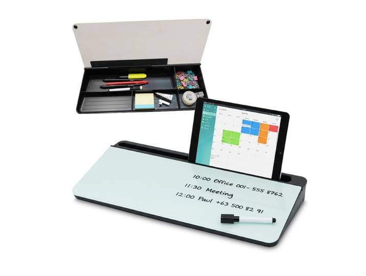 Relaxdays Schreibtisch Organizer mit Whiteboard