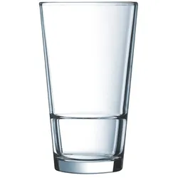 24 x Stack Up FH40 Longdrink stapelb.40cl, 0,3l /-/  mit Füllstrich - Arcoroc Transparent (gehärtet)