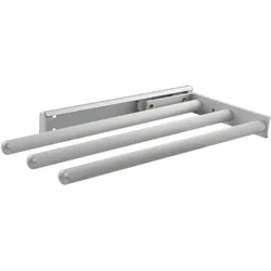 Grimme, Möbelausstattung, Geschirrtuch-Auszug Pluto 3-armig 325 mm Alu silber matt (1 Stk.)
