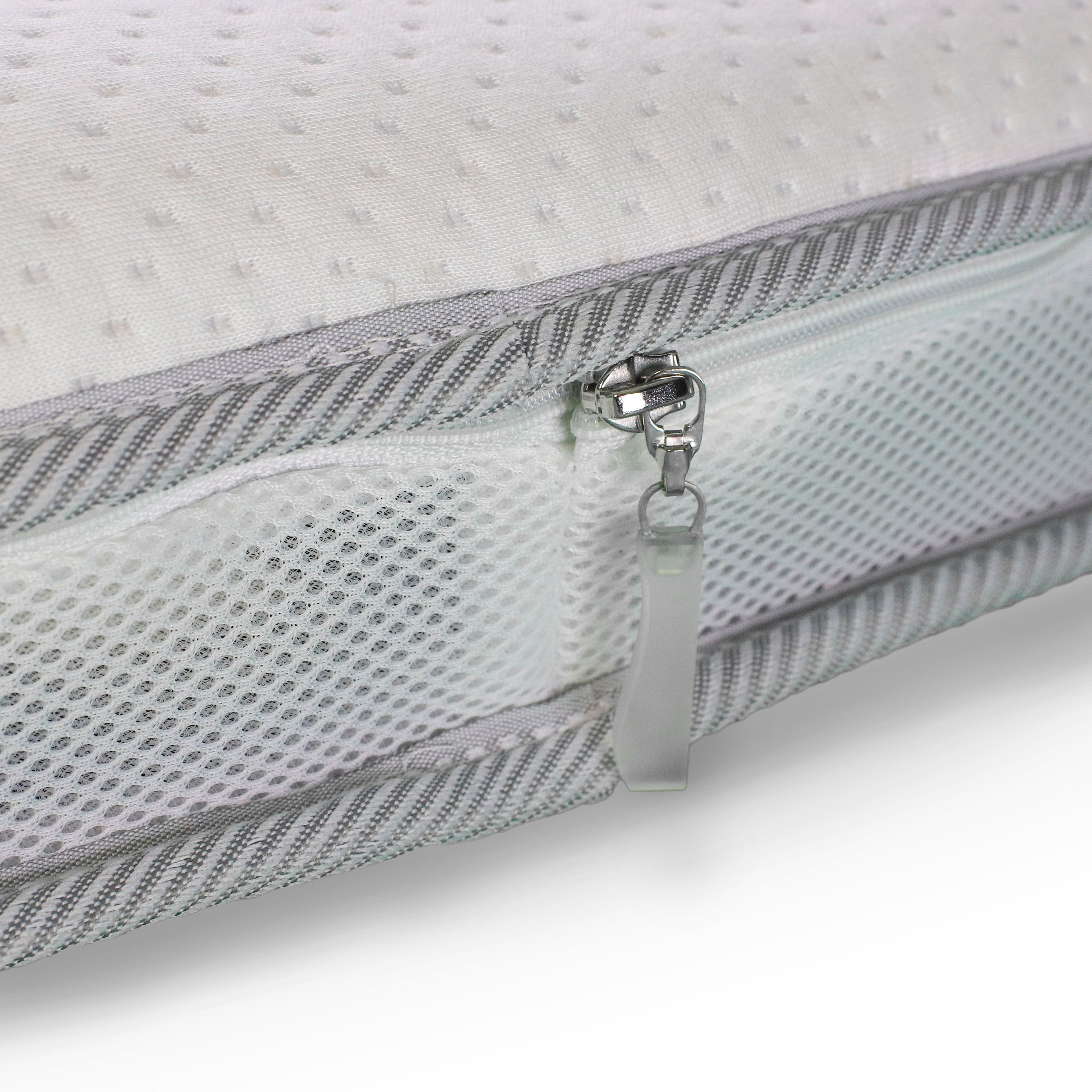 Topper STENDEBACH "Softtop Silver+ Kaltschaum", weiß, B:140cm H:8cm L:200cm, Kaltschaum, Topper