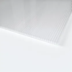 Exolon® Doppelstegplatten 10 mm multi S4P Farblos Klar - Polycarbonat