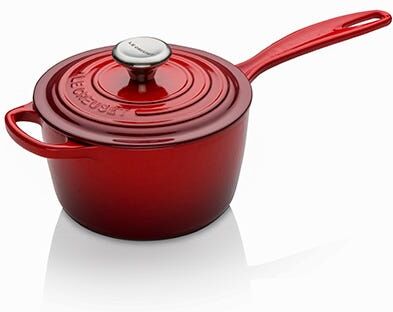 Le Creuset Signature Cerise Cast Iron 16cm Saucepan