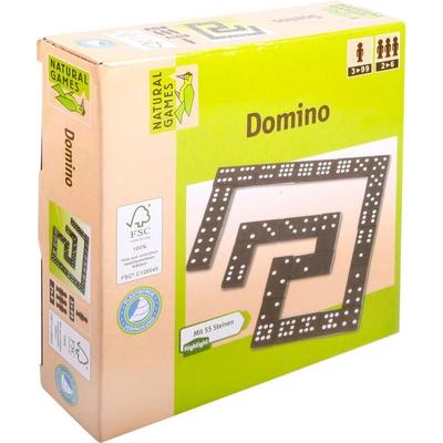 Classic Games Holz Domino, 55 Steine