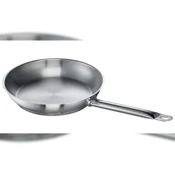 GastroSUS Bratpfanne Chef, Edelstahl, unbeschichtet, 40 cm, induktions-, backofenfest