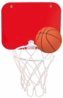 Panier personnalisé de basket Jordan PVC rouge