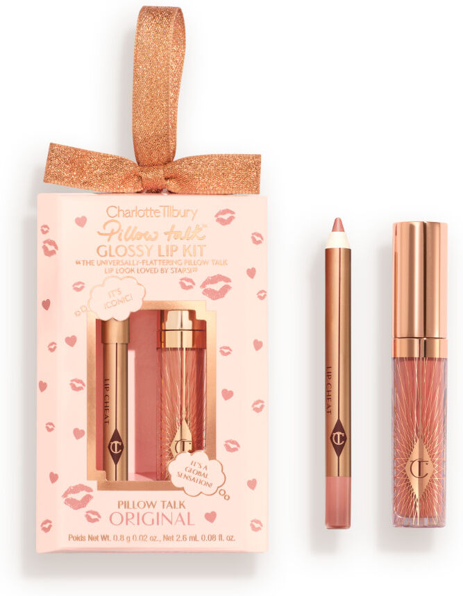 Pillow Talk Glossy Lip Kit - Pillow Talk Original Charlotte Tilbury 2818 Pillow Talk Glossy Lip Kit Size: