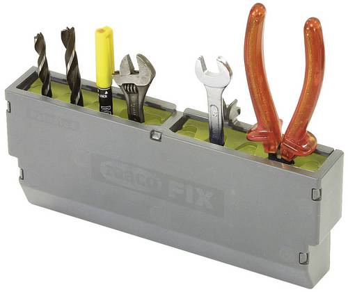 Raaco 136839 Werkzeughalter raacoFix klein, 2 Stk je Set (L x B x H) 242 x 38 x 100mm 1St.