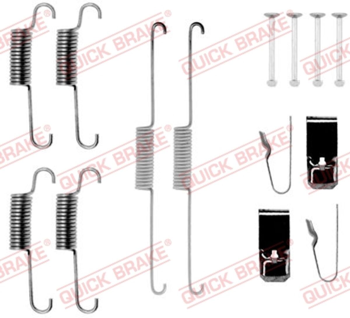 Quick Brake Set di accessori, ganasce dei freni 105-0723