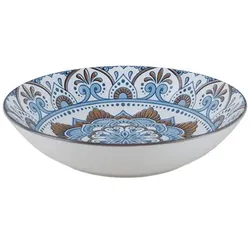 Schale Mandola 650 ml Porzellan Blau