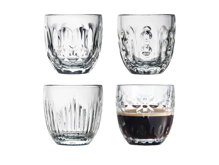 La Rochère Verre à expresso Troquet 10 cl, 4 pièces Transparent