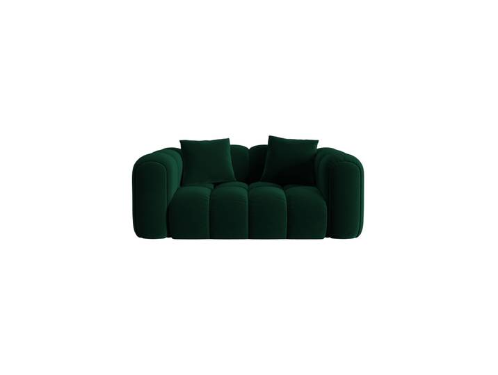 2-Sitzer Design Sofa „Elise“ Samt Flaschengrün CXL by Christian Lacroix