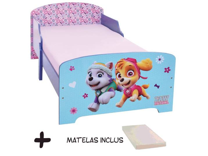 Bebegavroche - Lit Enfant Pat Patrouille + Matelas