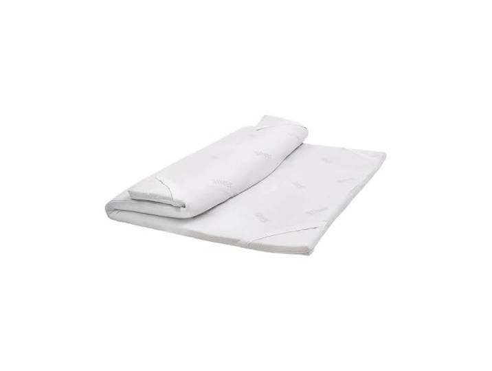 Talamo Italia Topper für französisches Bett erneuert Matratze aus Memory-Schaum, hergestellt in Italien, milbendicht, hypoallergen und antibakteriell, 120 x 190 H5 cm