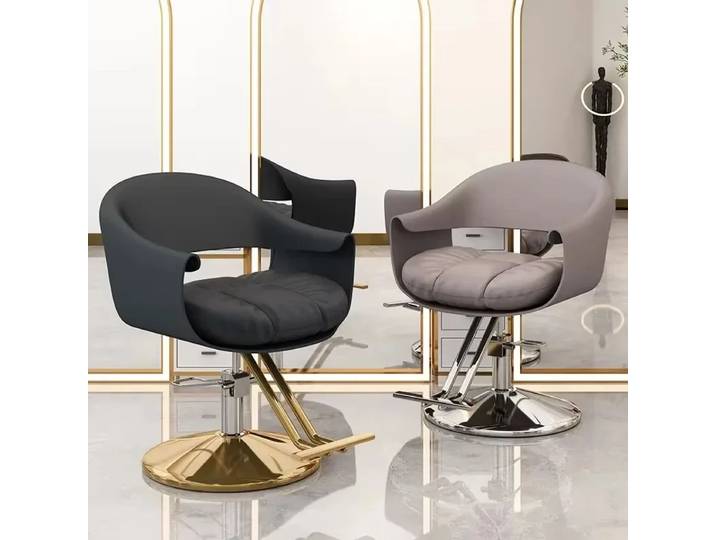 Fauteuil de Barbier Classique pour Hommes, Esthétique, Personnalisable, avec Lève-Pieds, Repose-Pieds et Accoudoirs Avancés, Design Tendance, Mobilier de Salon