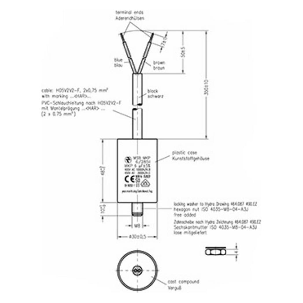 Hydra MKP-Motorkondensatoren (024401376384)