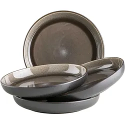 Mäser Suppenteller-Set, Steinzeug Niara
