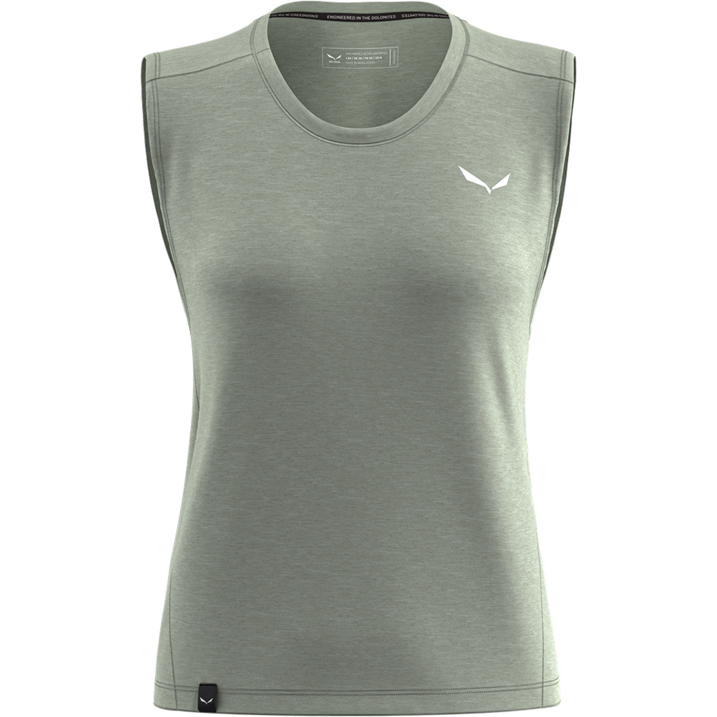 Salewa Eagle Minilogo AM Top Damen Tanktops grau Größe L Lifestyle Hautfreundlich