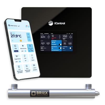 Pool Desinfektion iControl UV mit Touchdisplay, intelligenter Poolsteuerung und optionaler pH Regulierung