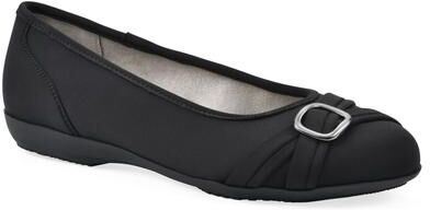 Women's Calming Ballet Flat by Cliffs in Black Nylon (Size 6 M)