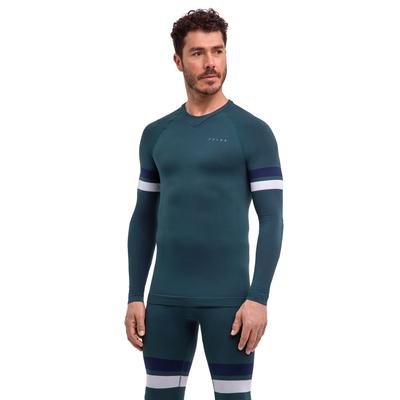 Langarmshirt FALKE "FALKE Langarmshirt", Herren, Gr. S, holly (7385), Shirts Langarmshirt