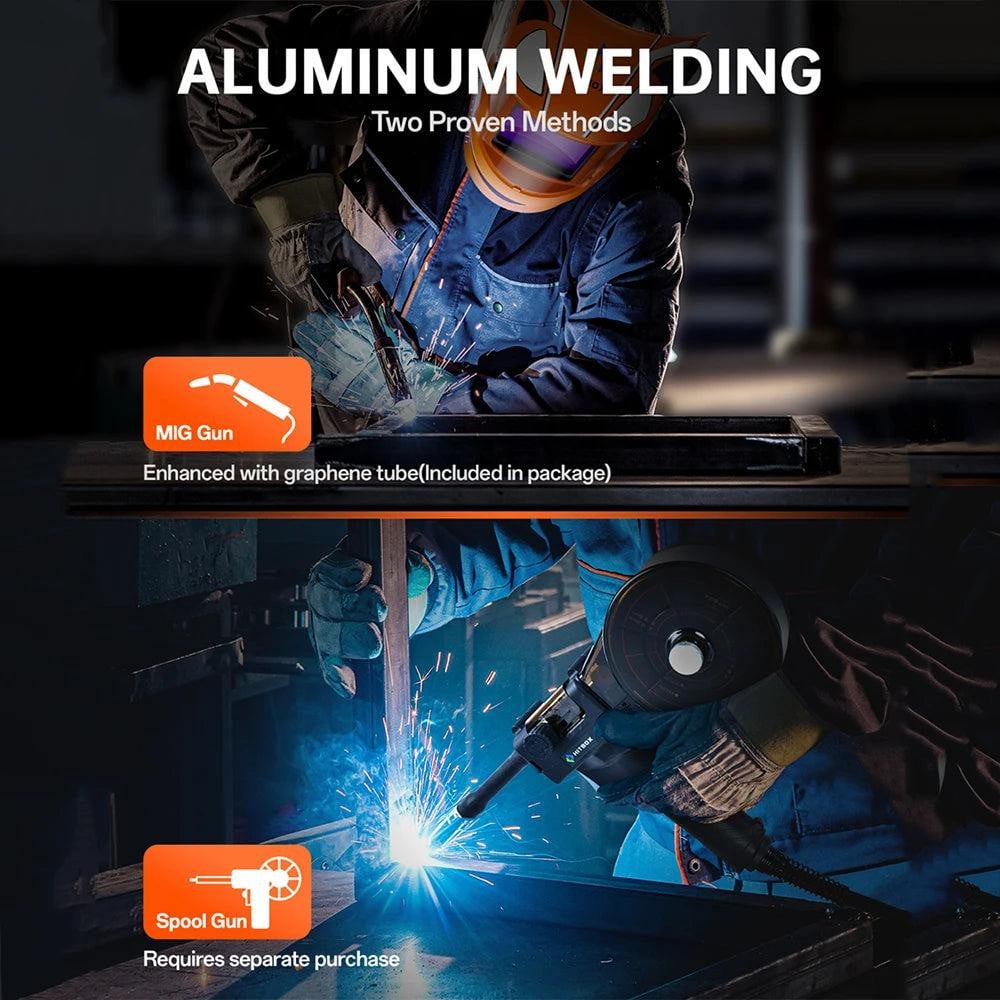 Selius MIG-MAG Lasmachine met automatische draadaanvoer voor booglassen, TIG en MMA, 220V