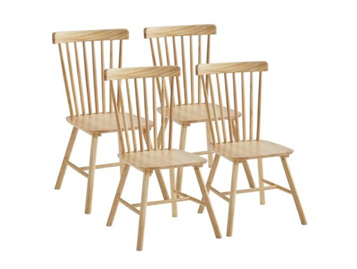 paonne Esszimmerstühle 4er Set Massivholzstuhl für Esstisch Küche Wohnung 4er-Set