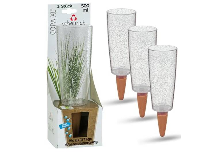 Scheurich Copa XL irrigatie waterdispenser bewateringsbal groen transparant XL transparant