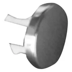 VitrA Zubehör Überlaufclip für Waschtische mit Überlaufloch aus verchromten Kunststoff,325420YP1TE 325420YP1TE
