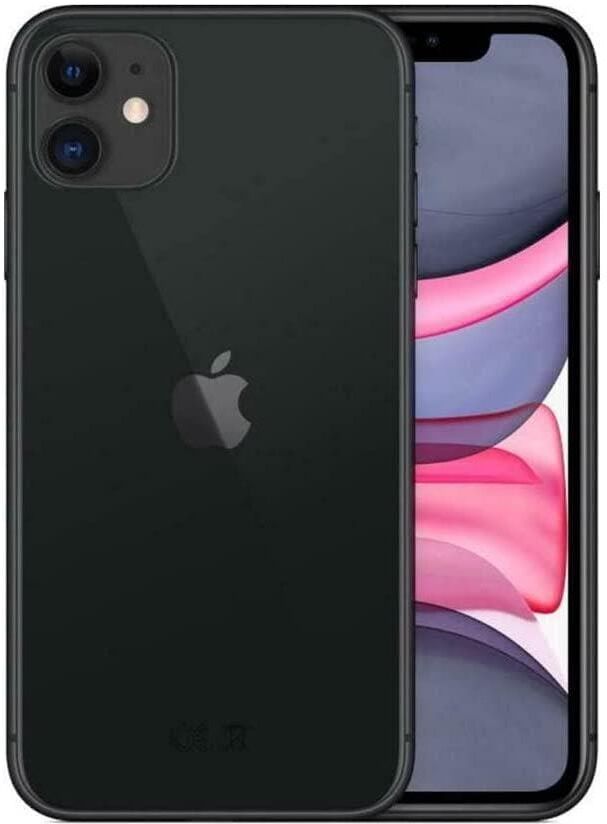 Apple iPhone 11 64GB Black Sim-Free Unlocked Mobile Phone, Used - Good