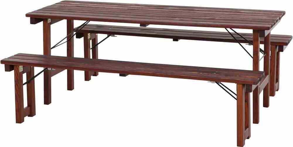 H.G. Wallis Garnitur Tisch 180x70 cm, M09429