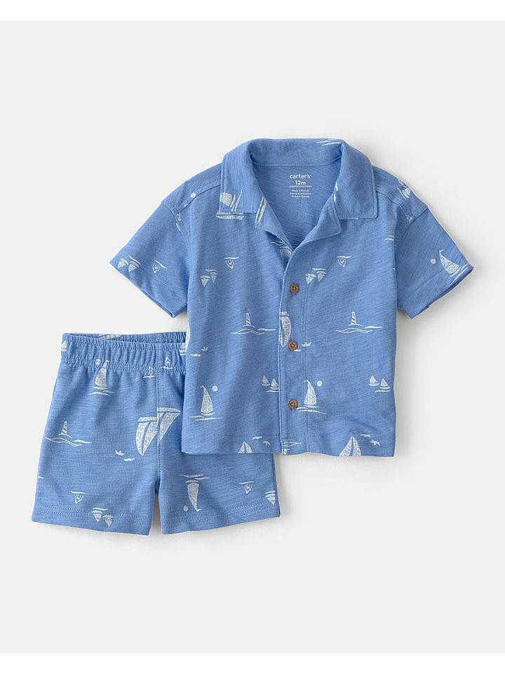 carter's 2tlg. Outfit in Blau - 80