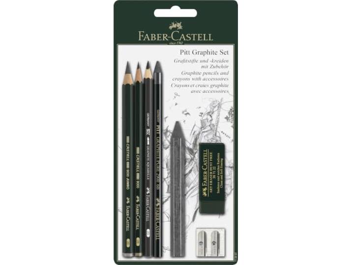 FABER-CASTELL - Pitt Graphite-teken set, 7-delig