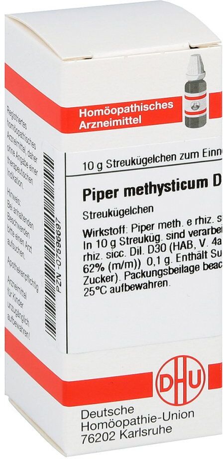 DHU Piper Meth. D30 Globuli