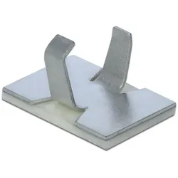 DELOCK Kabelklemme selbstklebend Aluminium 10 Stück