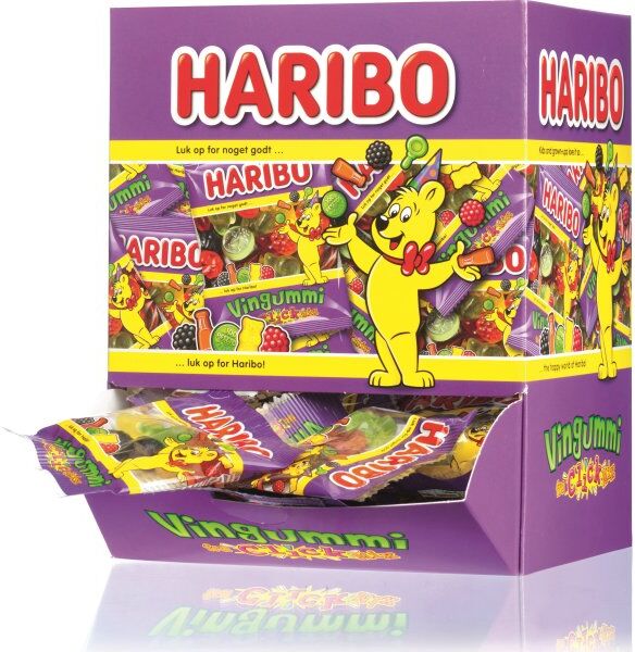 Haribo Click Mix Vingummi, 100 Poser Á 10 G