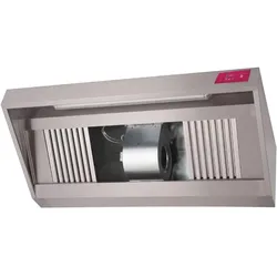 Gastro M Edelstahl Dunstabzugshaube mit Motor 300cm breit