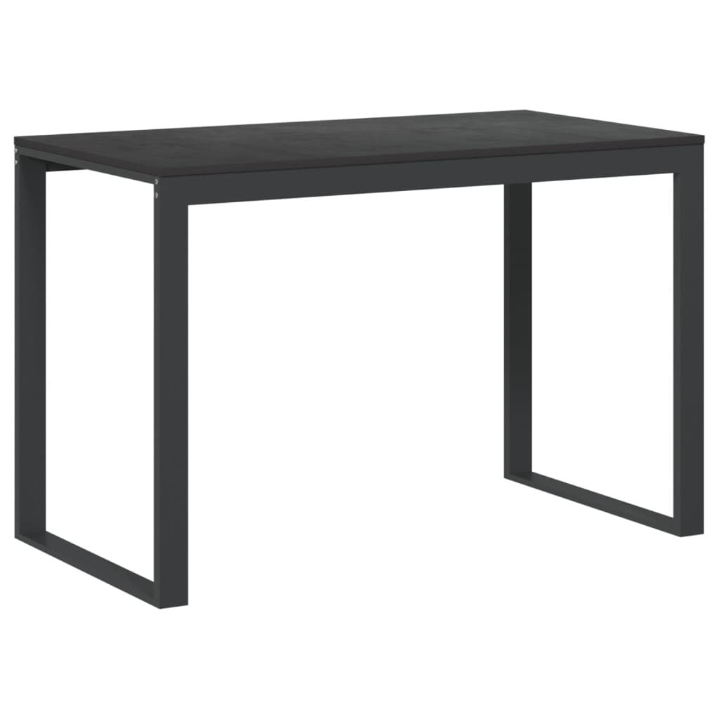 vidaXL Computerbureau, zwart, B: 110 cm, D: 60 cm, H: 73 cm