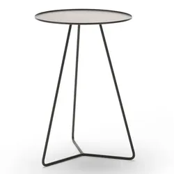 Steely Beistelltisch 60cm Sepia metallic