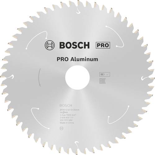 Bosch Accessories Bosch 2608837771 Kreissägeblatt 190 x 30 mm Zähneanzahl: 56 1 St.