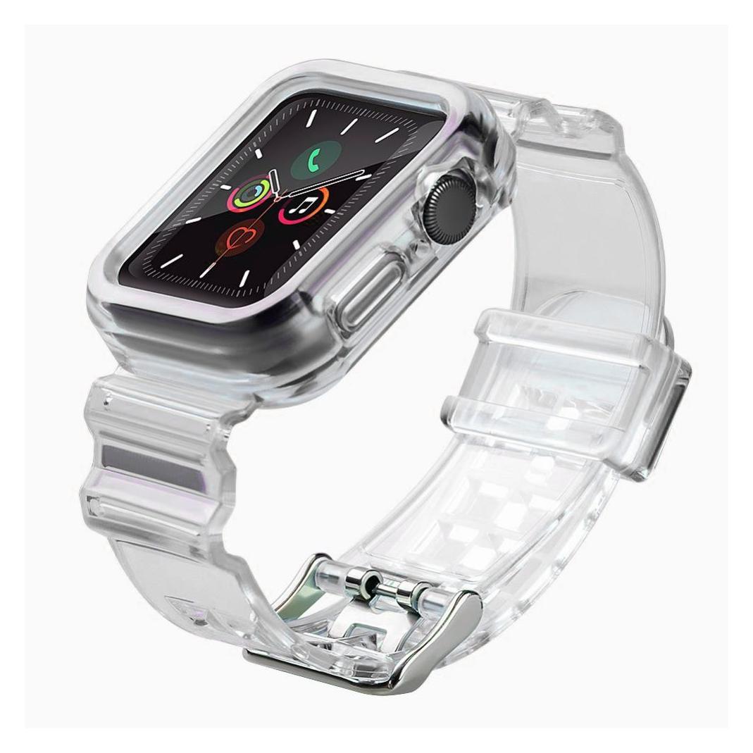 Hurtel Strap Light Set Ersatzband Gehäuse für Watch 6 40mm / Watch 5 40mm / Watch 4 40mm / Watch SE 40mm sc (TPU) (1404978613)