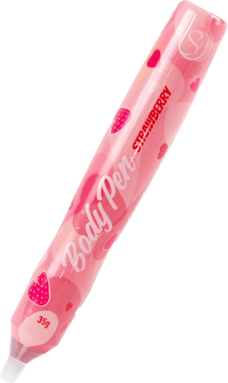 Secret Play Stylo corporel bodypaint comestible fraise