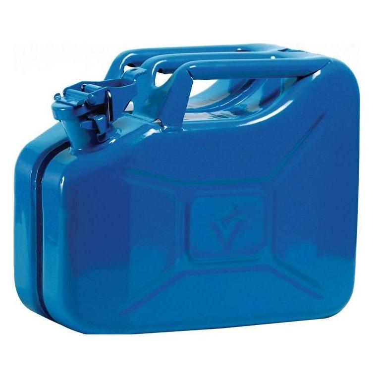Valpro Kraftstoffkanister Inhalt 10 l Signalblau RAL 5005 Stahlblech 0,9 mm L345xB165xH275mm (KN1334)