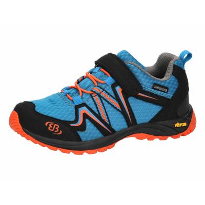 Wanderschuh BRÜTTING "Outdoorschuh Rockwall", Kinder, Gr. 31, blau, Synthetik, Schuhe Wanderschuh